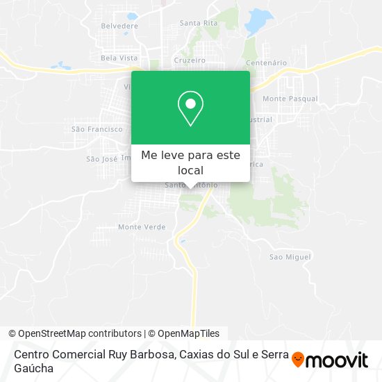 Centro Comercial Ruy Barbosa mapa