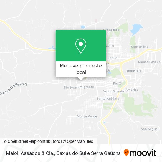 Maioli Assados & Cia. mapa