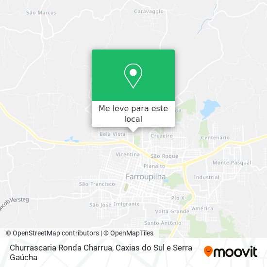 Churrascaria Ronda Charrua mapa
