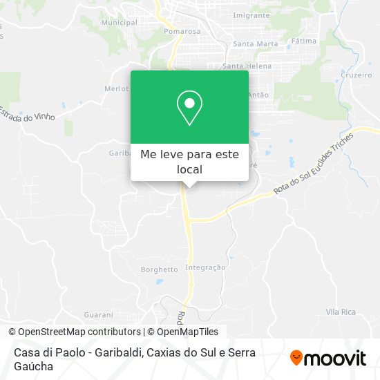 Casa di Paolo - Garibaldi mapa