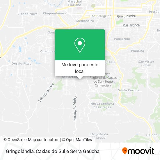 Gringolândia mapa