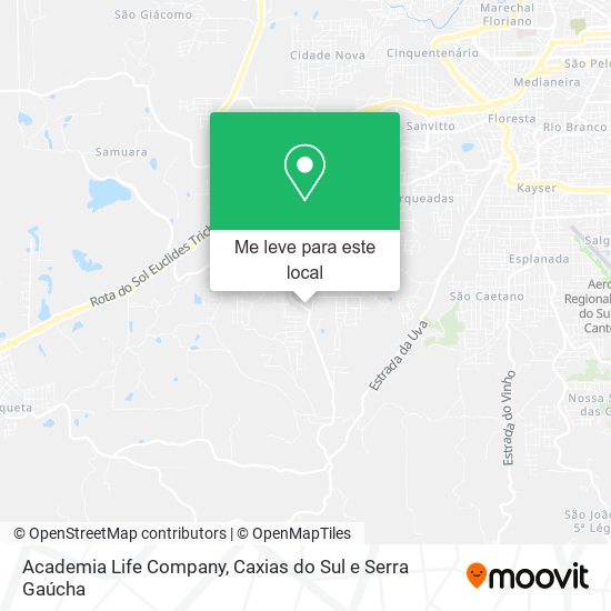 Academia Life Company mapa