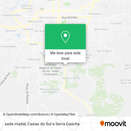 sede madal mapa