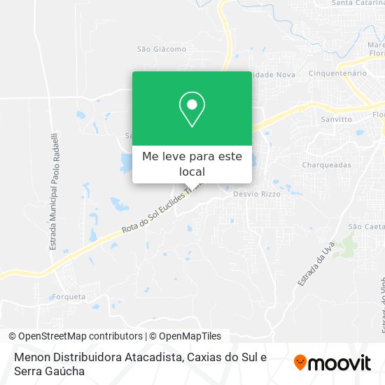 Menon Distribuidora Atacadista mapa
