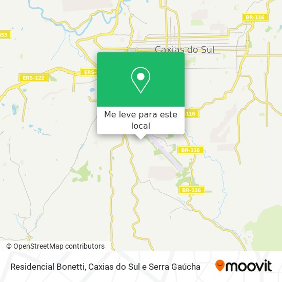 Residencial Bonetti mapa