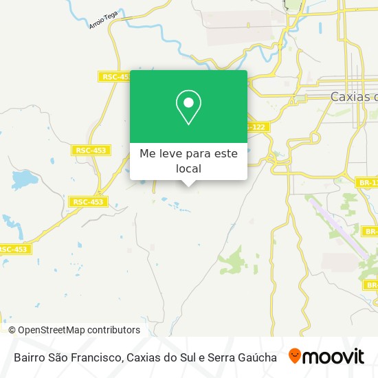 Bairro São Francisco mapa