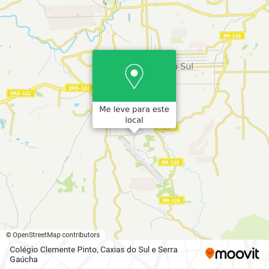 Colégio Clemente Pinto mapa