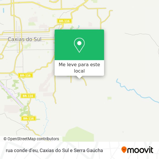 rua conde d'eu mapa
