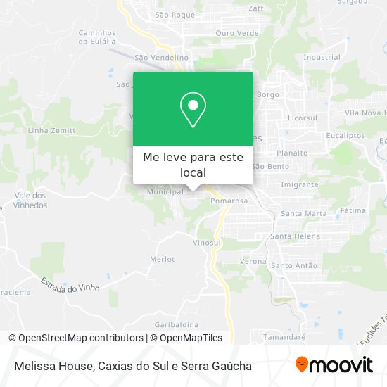 Melissa House mapa