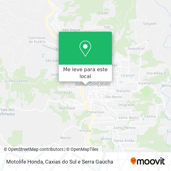 Motolife Honda mapa