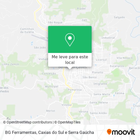 BG Ferramentas mapa