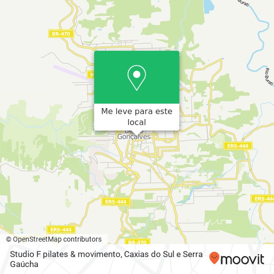 Studio F pilates & movimento mapa