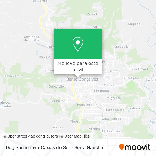Dog Sananduva mapa
