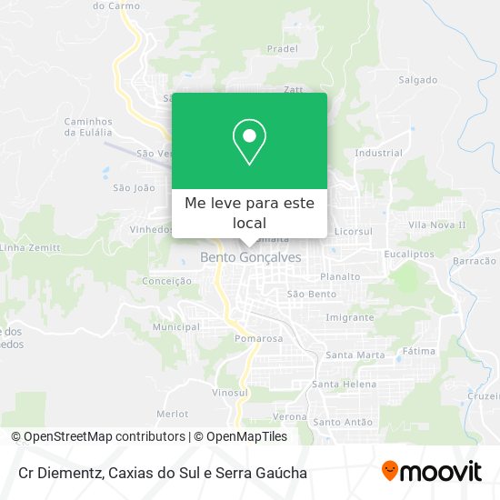 Cr Diementz mapa