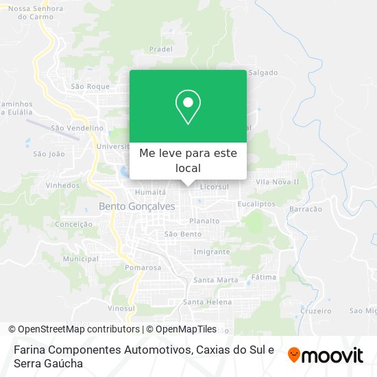 Farina Componentes Automotivos mapa