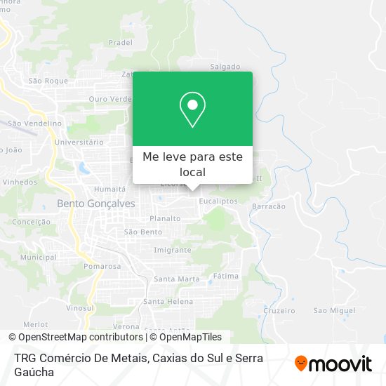 TRG Comércio De Metais mapa