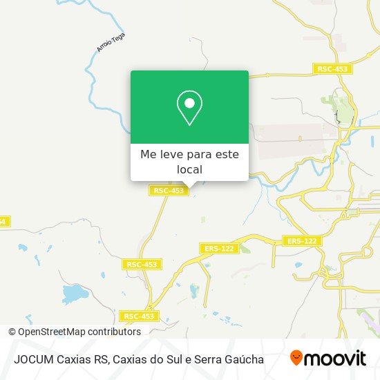 JOCUM Caxias RS mapa