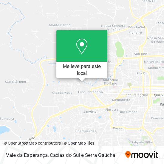 Vale da Esperança mapa
