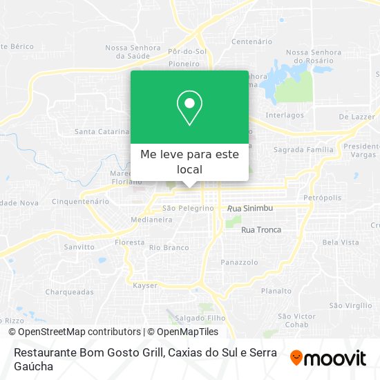 Restaurante Bom Gosto Grill mapa