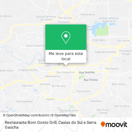 Restaurante Bom Gosto Grill mapa