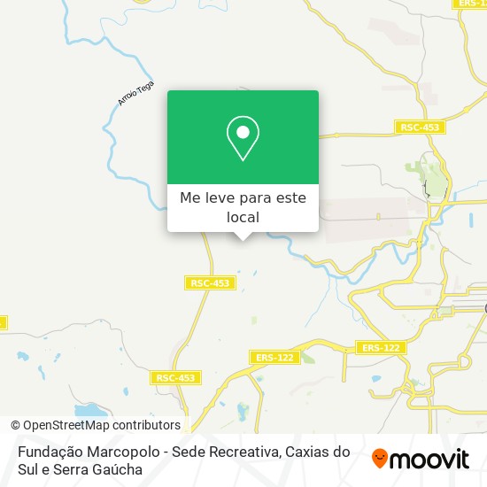 Fundação Marcopolo - Sede Recreativa mapa