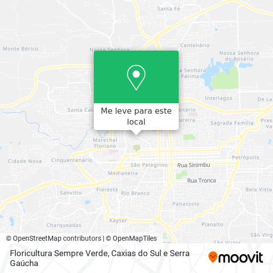 Floricultura Sempre Verde mapa