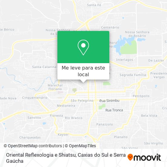Oriental Reflexologia e Shiatsu mapa