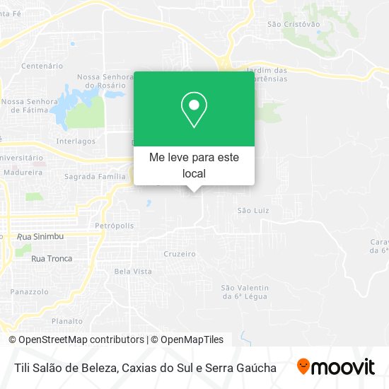 Tili Salão de Beleza mapa