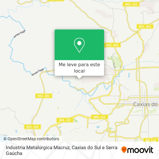Industria Metalúrgica Macruz mapa