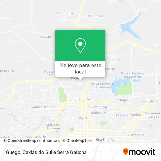 Guego mapa
