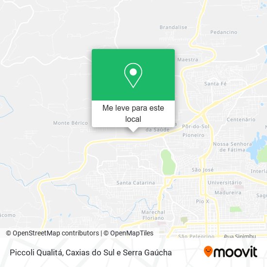 Piccoli Qualitá mapa