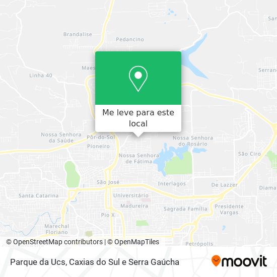 Parque da Ucs mapa