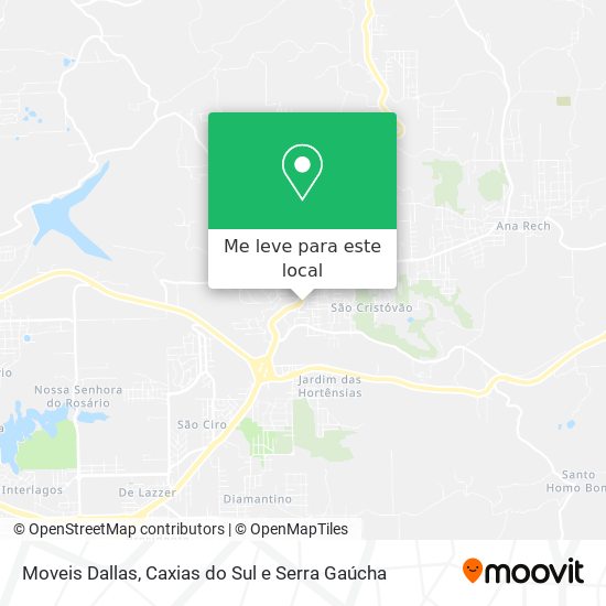 Moveis Dallas mapa