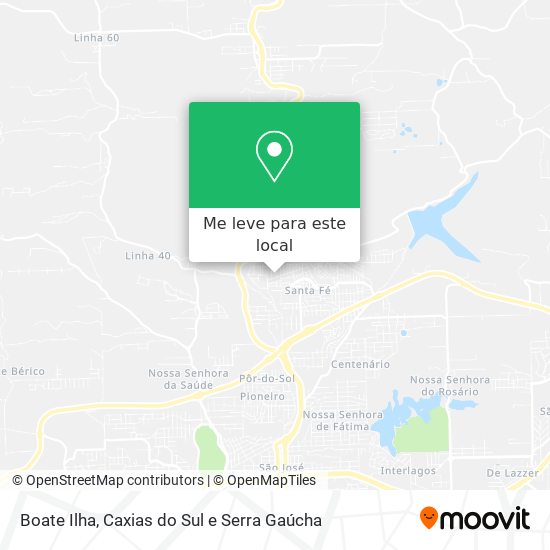 Boate Ilha mapa