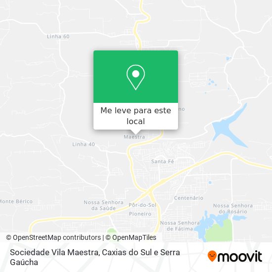 Sociedade Vila Maestra mapa