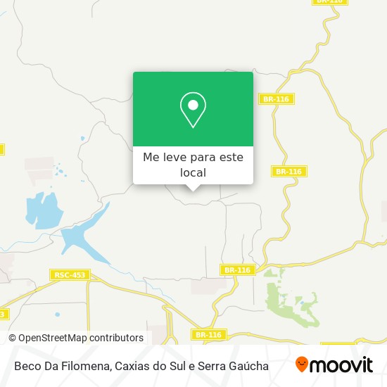 Beco Da Filomena mapa