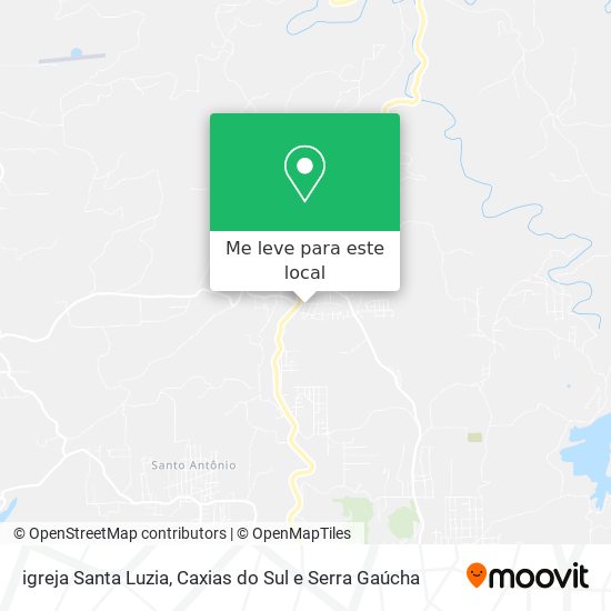 igreja Santa Luzia mapa