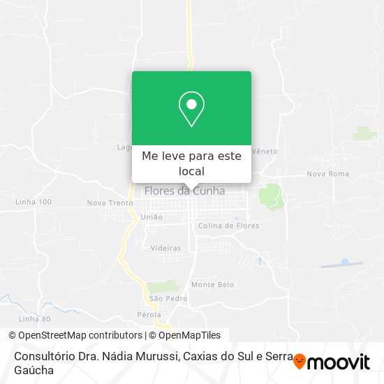 Consultório Dra. Nádia Murussi mapa