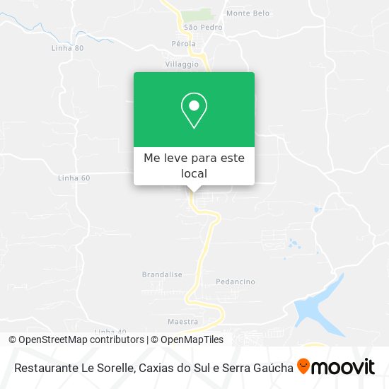 Restaurante Le Sorelle mapa
