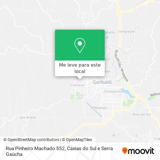 Rua Pinheiro Machado 552 mapa