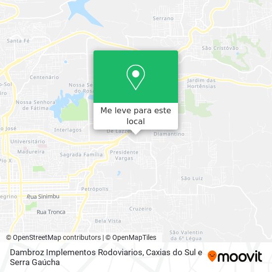 Dambroz Implementos Rodoviarios mapa