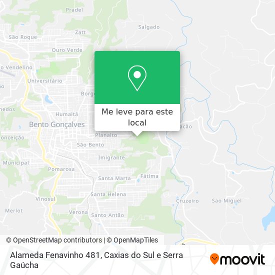 Alameda Fenavinho 481 mapa