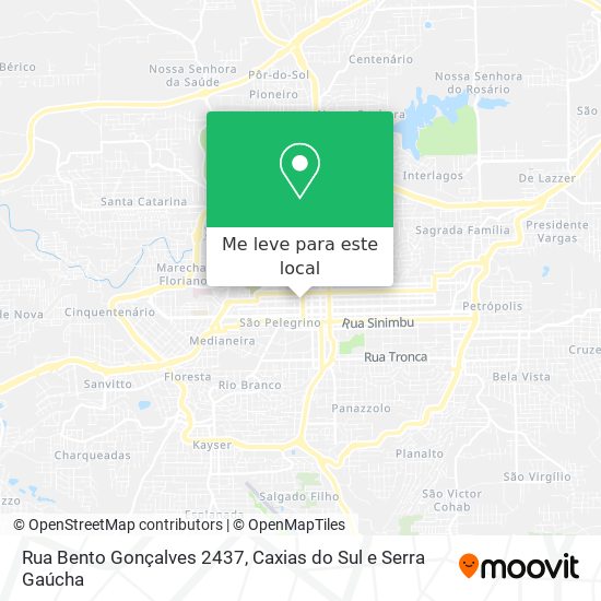 Rua Bento Gonçalves 2437 mapa