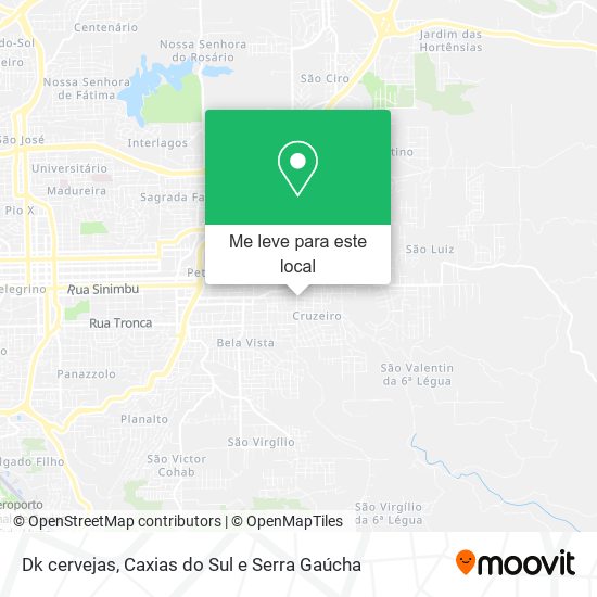 Dk cervejas mapa