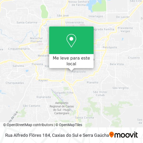 Rua Alfredo Flôres 184 mapa