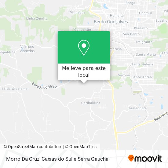 Morro Da Cruz mapa