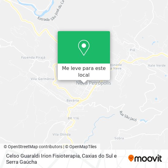Celso Guaraldi Irion Fisioterapia mapa