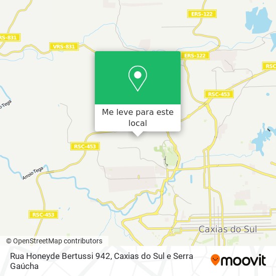 Rua Honeyde Bertussi 942 mapa