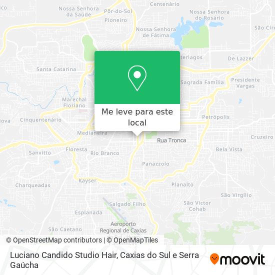 Luciano Candido Studio Hair mapa