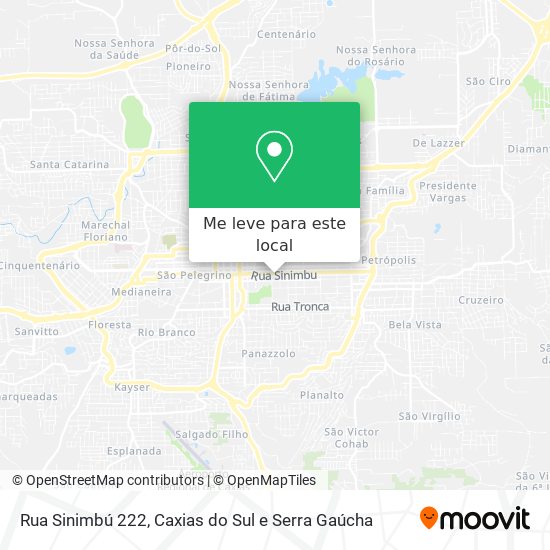 Rua Sinimbú 222 mapa